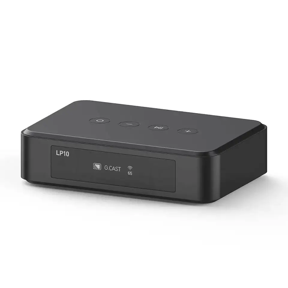 Reproductor de audio inalámbrico Arylic LP10 AirPlay 2 | Spotify Connect /Google Cast,/TIDAL | Preamplificador Bluetooth WiFi con USB y entrada óptica 7