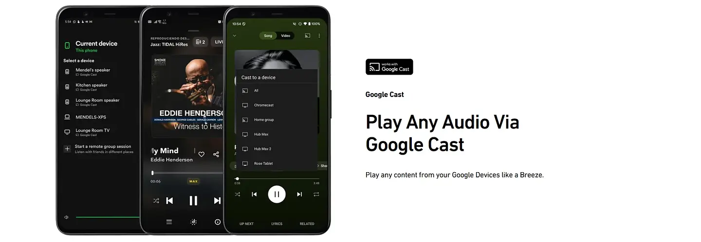 Reproductor de audio inalámbrico Arylic LP10 AirPlay 2 | Spotify Connect /Google Cast,/TIDAL | Preamplificador Bluetooth WiFi con USB y entrada óptica 10