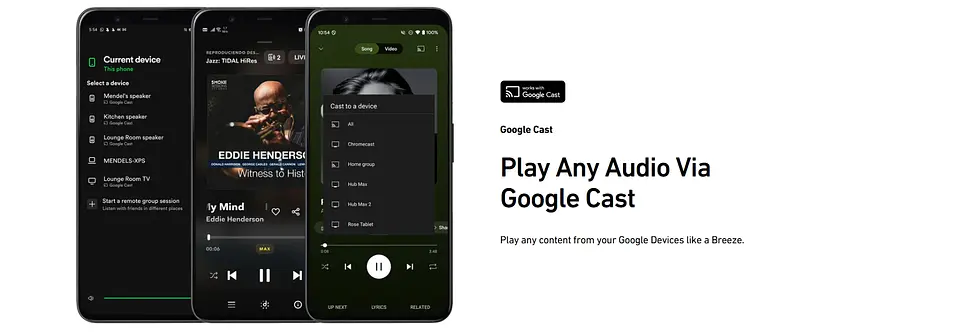 Reproductor de audio inalámbrico Arylic LP10 AirPlay 2 | Spotify Connect /Google Cast,/TIDAL | Preamplificador Bluetooth WiFi con USB y entrada óptica 10