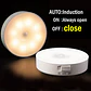 Luz LED nocturna recargable por USB con sensor de movimiento; ideal para iluminación de dormitorios, escaleras, pasillos, armarios , etc - Miniatura 3