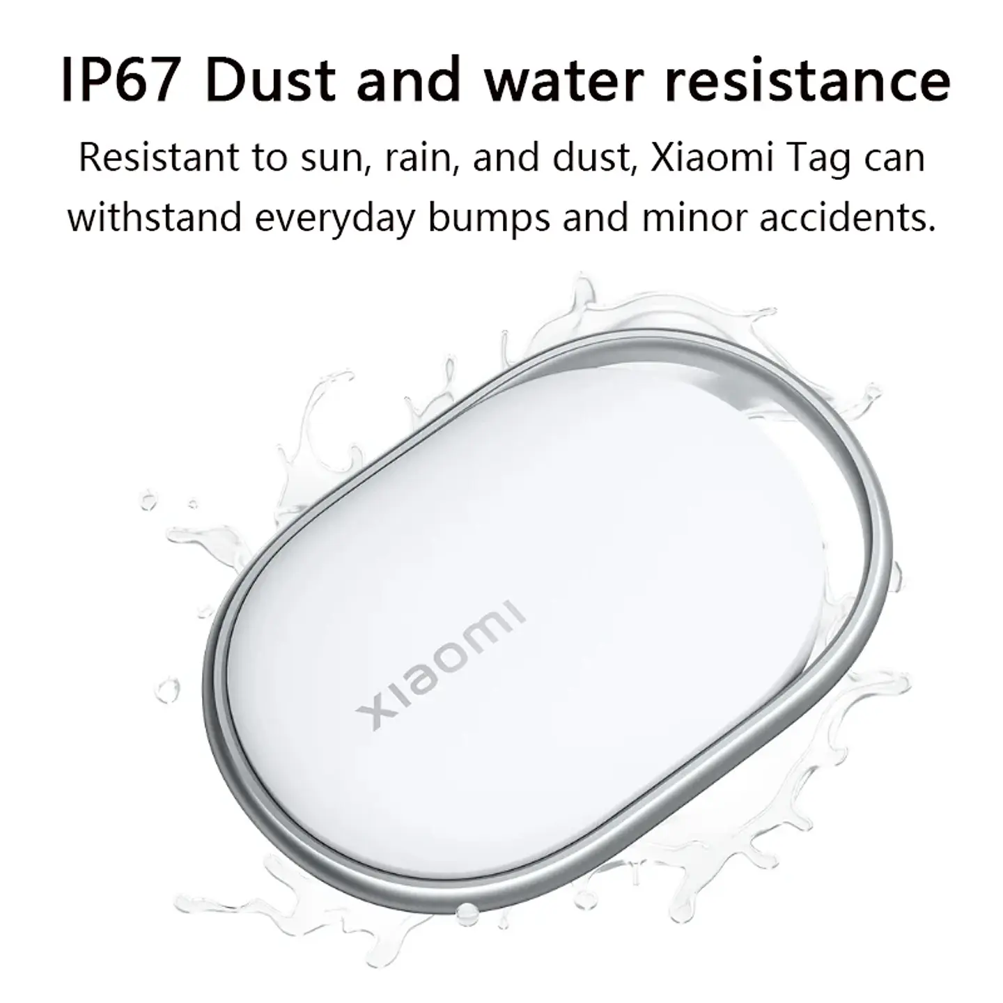Xiaomi Smart Tag Tracker: dispositivo inteligente anti-pérdida (versión global) compatible con Apple Find My y Google Find My Device; Bluetooth 5.4. 4