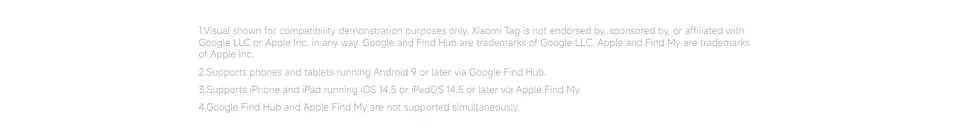 Xiaomi Smart Tag Tracker: dispositivo inteligente anti-pérdida (versión global) compatible con Apple Find My y Google Find My Device; Bluetooth 5.4. 12