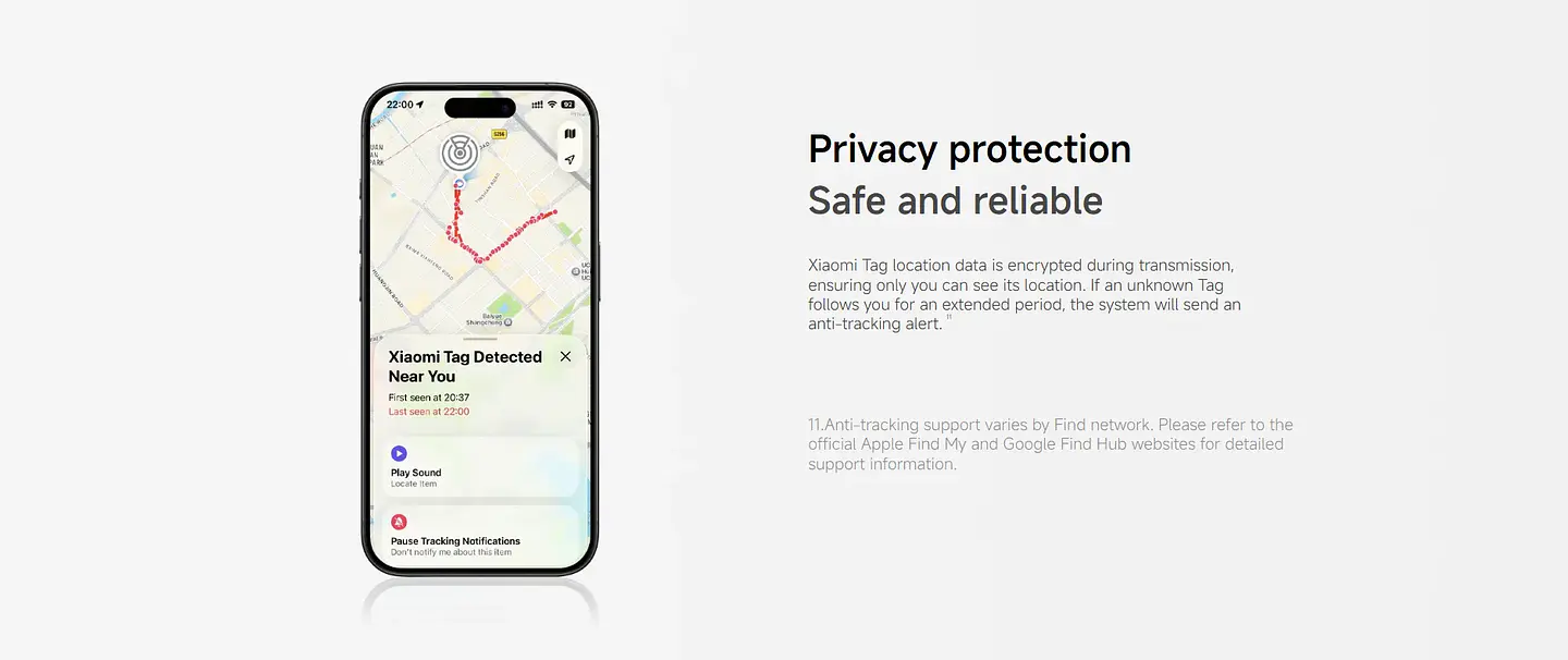 Xiaomi Smart Tag Tracker: dispositivo inteligente anti-pérdida (versión global) compatible con Apple Find My y Google Find My Device; Bluetooth 5.4. 18