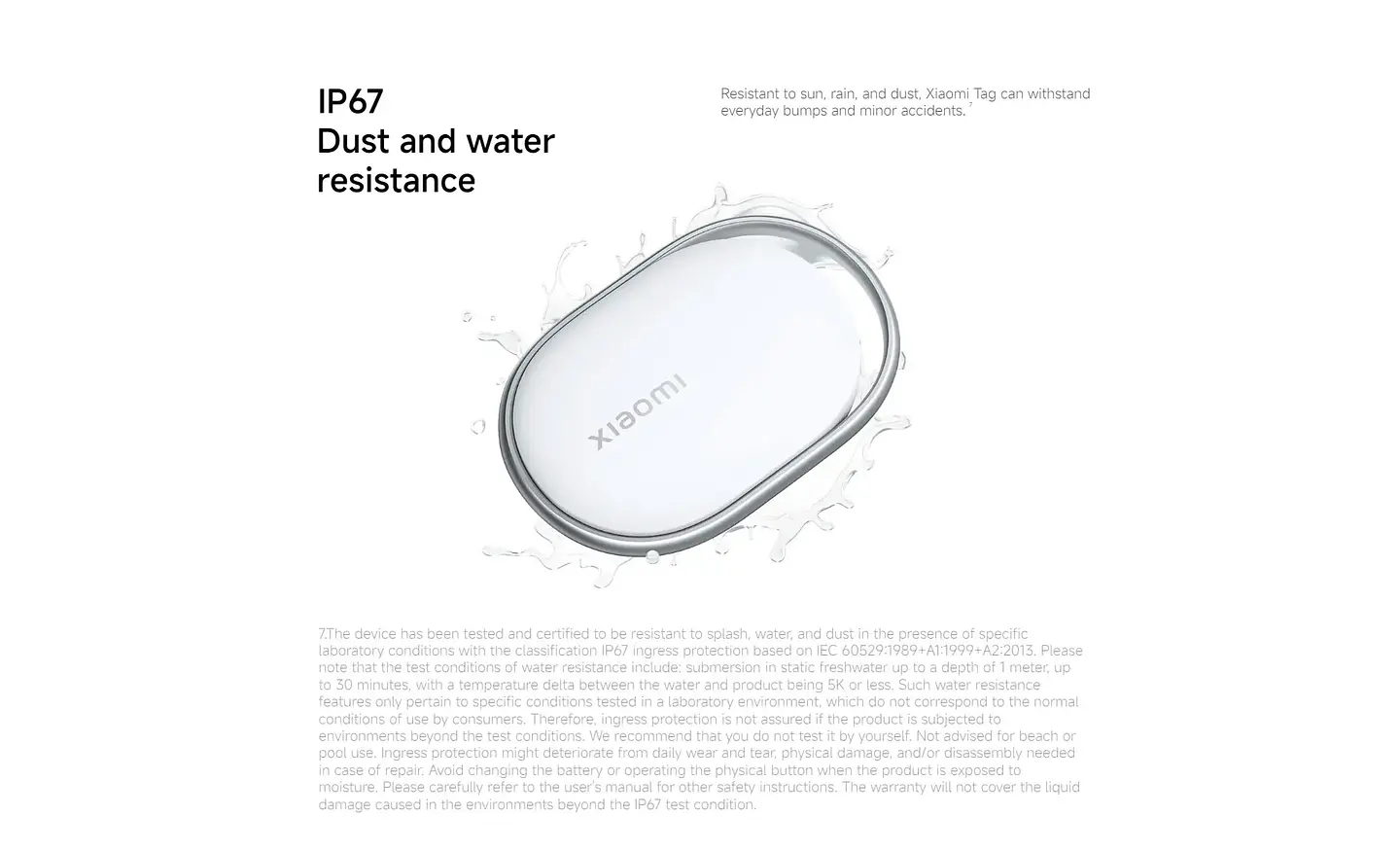 Xiaomi Smart Tag Tracker: dispositivo inteligente anti-pérdida (versión global) compatible con Apple Find My y Google Find My Device; Bluetooth 5.4. 20