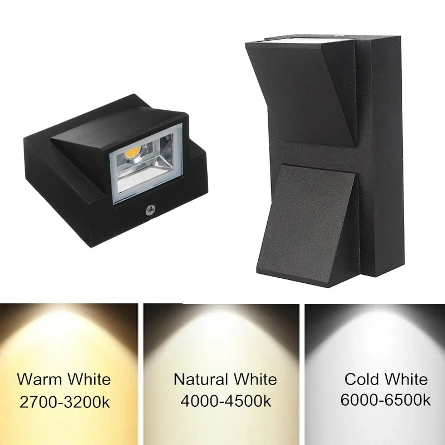Lámpara de pared Led de 5/10 W de potencia, Impermeable para exteriores; aplique de pared ideal para balcones y jardines; iluminación decorativa (AC110V/220V). 2