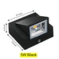 Lámpara de pared Led de 5/10 W de potencia, Impermeable para exteriores; aplique de pared ideal para balcones y jardines; iluminación decorativa (AC110V/220V). - Miniatura 11