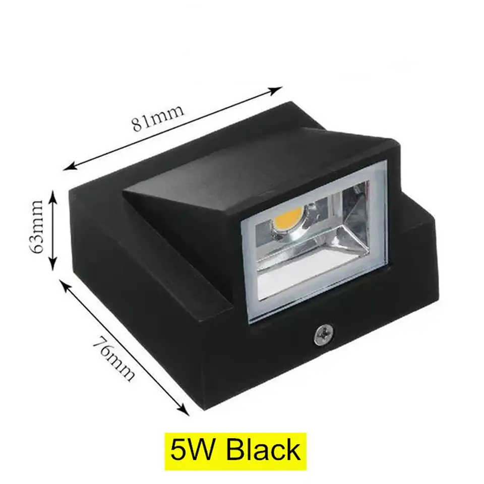 Lámpara de pared Led de 5/10 W de potencia, Impermeable para exteriores; aplique de pared ideal para balcones y jardines; iluminación decorativa (AC110V/220V). 11