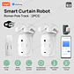 Robot de cortina Wifi inteligente Tuya (con puerta de enlace), pista de varilla romana, Control de aplicación remota, Control de voz, apertura única/doble, 1o 2 Uds. - Miniatura 1