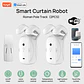 Robot de cortina Wifi inteligente Tuya (con puerta de enlace), pista de varilla romana, Control de aplicación remota, Control de voz, apertura única/doble, 1o 2 Uds. - Miniatura 6