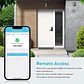 Cerradura inteligente con huella dactilar, control remoto mediante aplicación, sin llave, WIFI, pantalla táctil digital, NFC, IP67, resistente al agua, con 2 tarjetas IC. - Miniatura 10