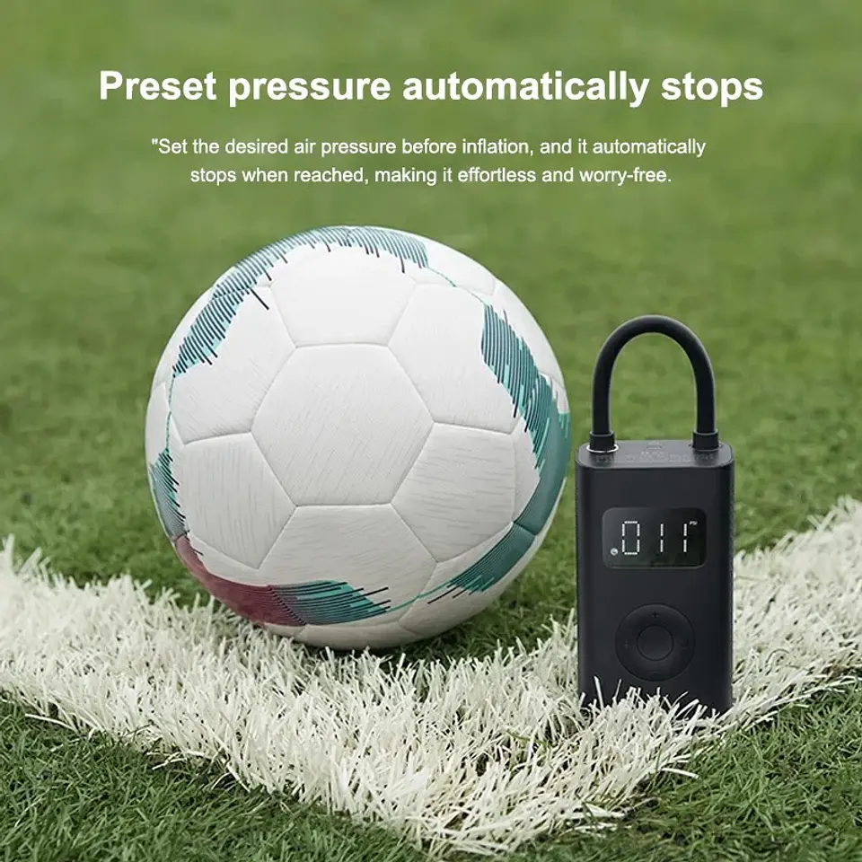 Compresor de aire eléctrico portátil MIJIA Air Pump 2 (Original) – Inflador multifunción con pantalla LED, puerto Tipo-C, presión de hasta 150 PSI y velocidad un 25 % mayor – Versión CN
 2
