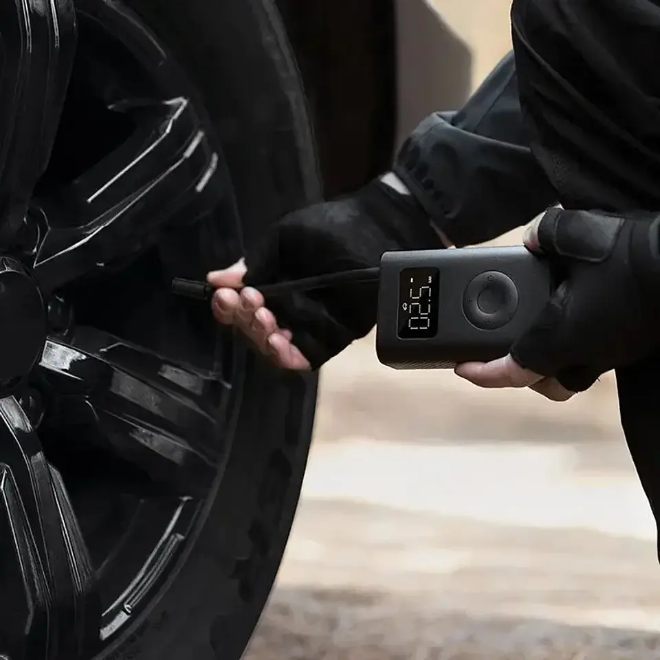 Compresor de aire eléctrico portátil MIJIA Air Pump 2 (Original) – Inflador multifunción con pantalla LED, puerto Tipo-C, presión de hasta 150 PSI y velocidad un 25 % mayor – Versión CN
 3
