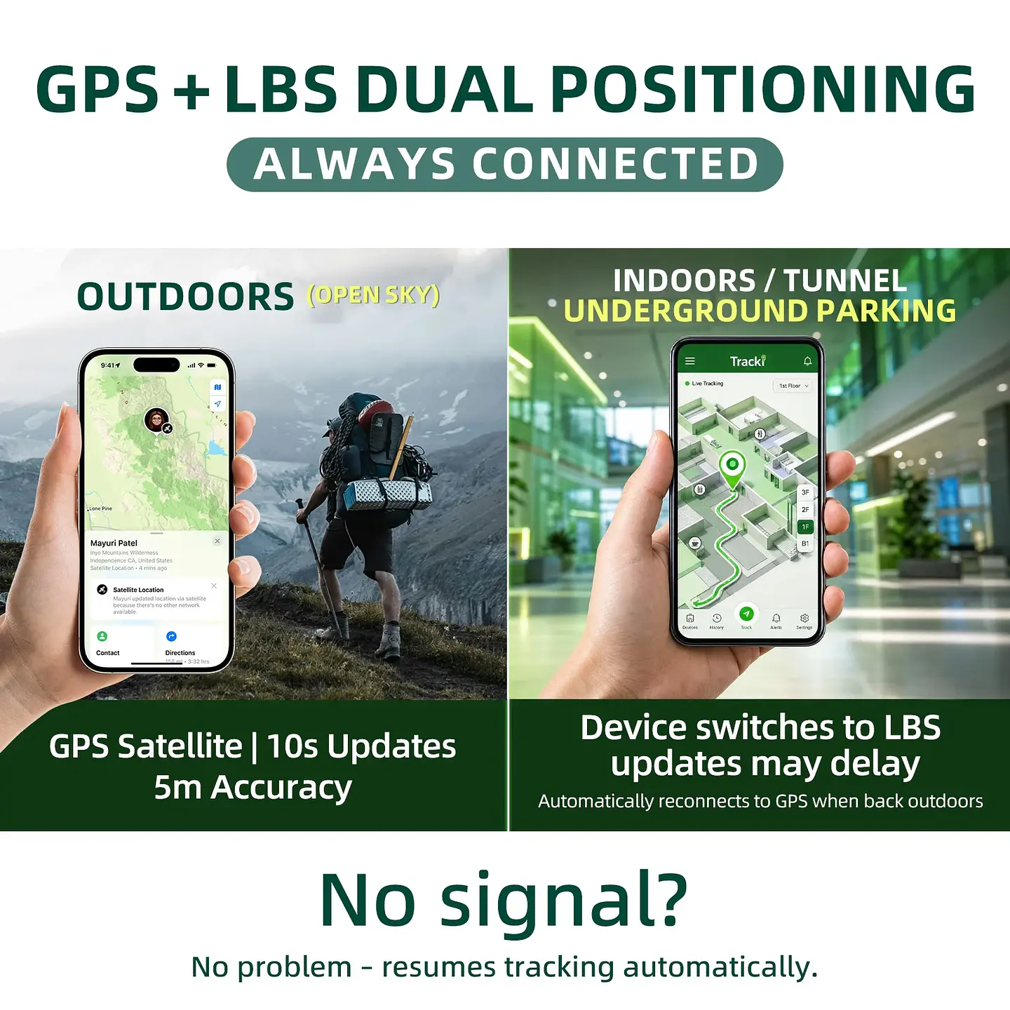 Localizador antirrobo 4G para vehículos: dispositivo para exteriores de fijación magnética potente (sin instalación) con función de seguimiento, alarma y llamada SOS. 7