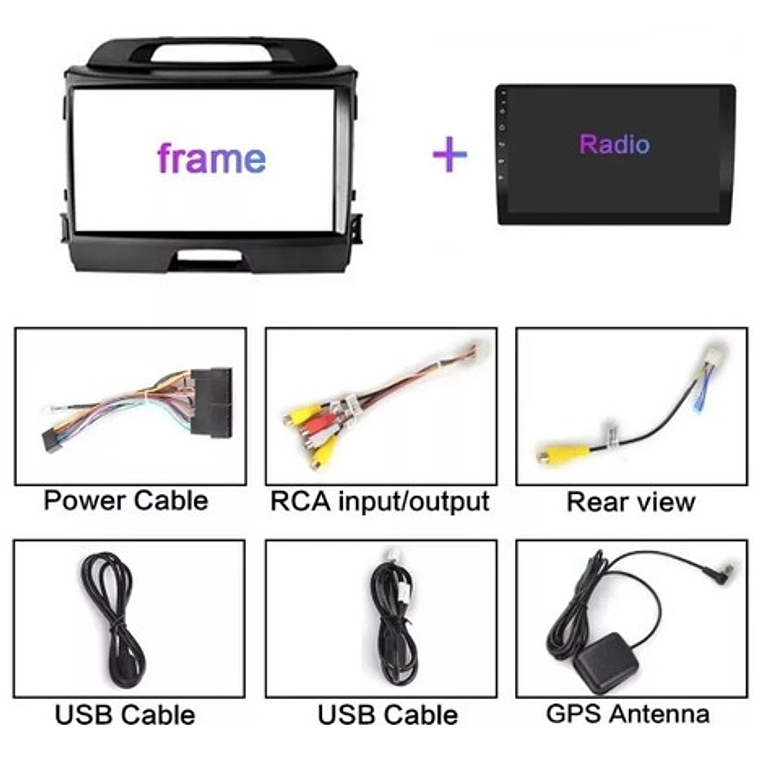 Radio Kia Sportage Android Auto/apple Carplay 4g+64gb  4