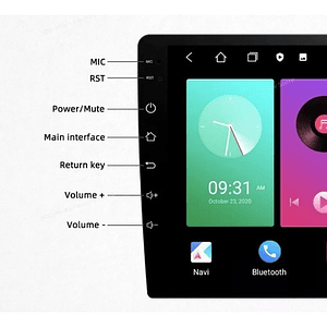 Radio Toyota Hilux 2016+ Android Auto/apple Carplay 2g+32gb 