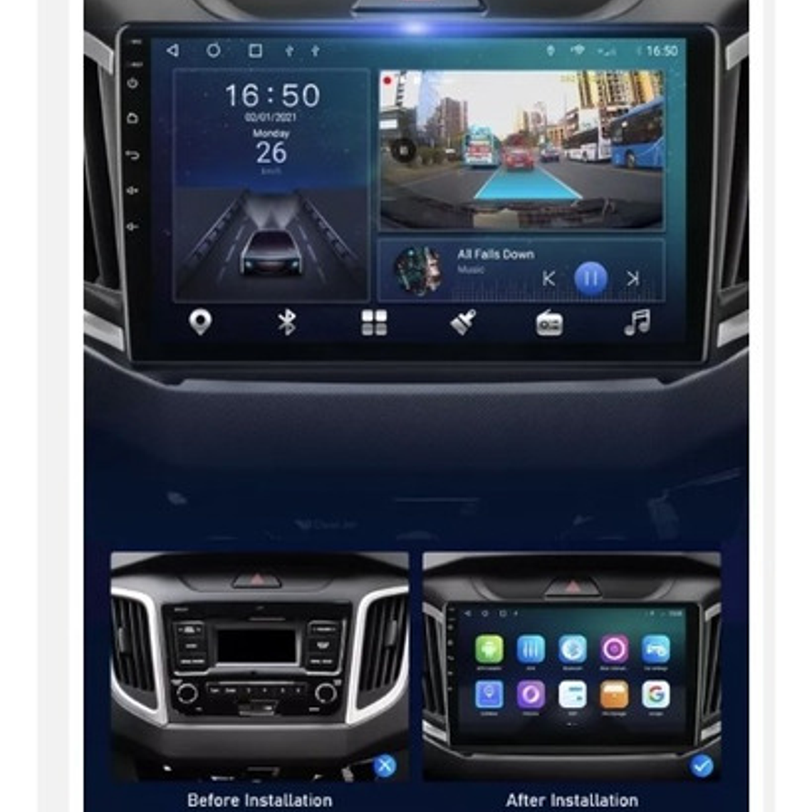 Radio Compatible Hyundai Creta 2015-2019 Carplay 4g+64gb 6