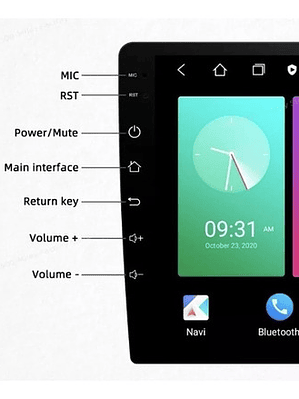 Radio Toyota Hilux 2016+ Android Auto/apple Carplay 2g+32gb 