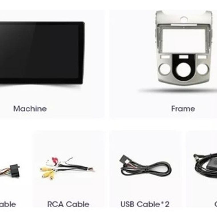 Radio Android Kia Cerato 2009-2013 Carplay 2g+32gb Full 5