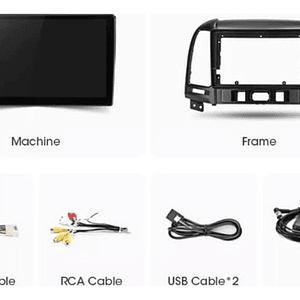 Radio Hyundai Santa Fe Android Auto/ Carplay 4g+64gb