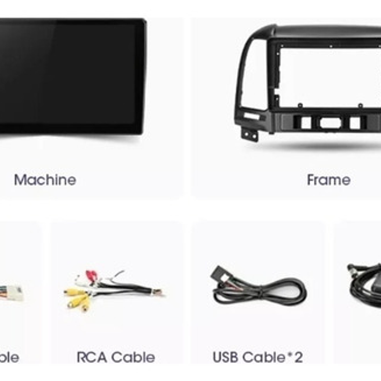 Radio Hyundai Santa Fe Android Auto/apple Carplay 2g+32gb 2