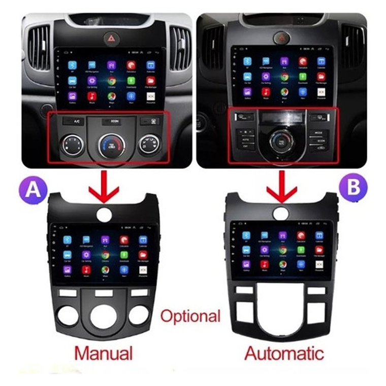 Radio Android Kia Cerato 2009-2013 Carplay 2g+32gb 4