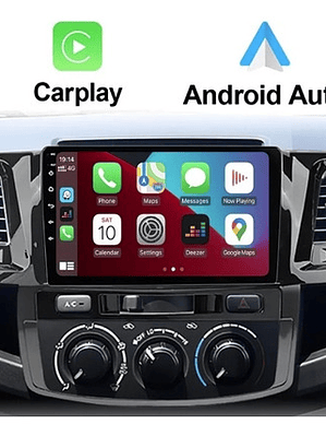 Radio Hilux-fortuner Android Auto/apple Carplay 2g+32gb