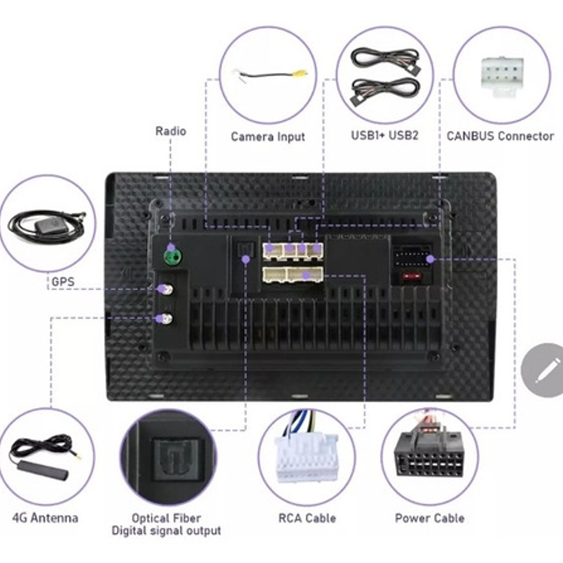 Radio Hyundai Tucson Android Auto/apple Carplay 4g+64gb 4