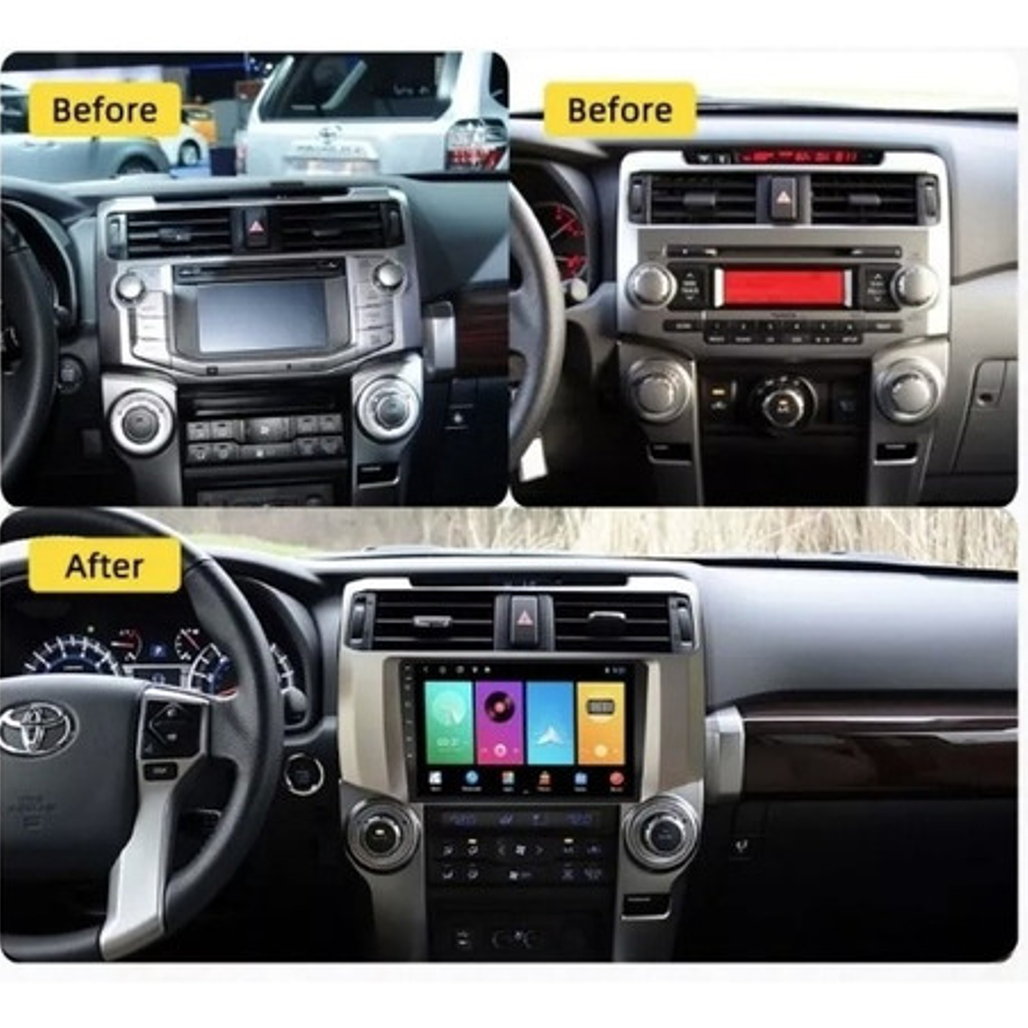 Radio Toyota 4runner Android Auto/apple Carplay 4g+64gb Full 3