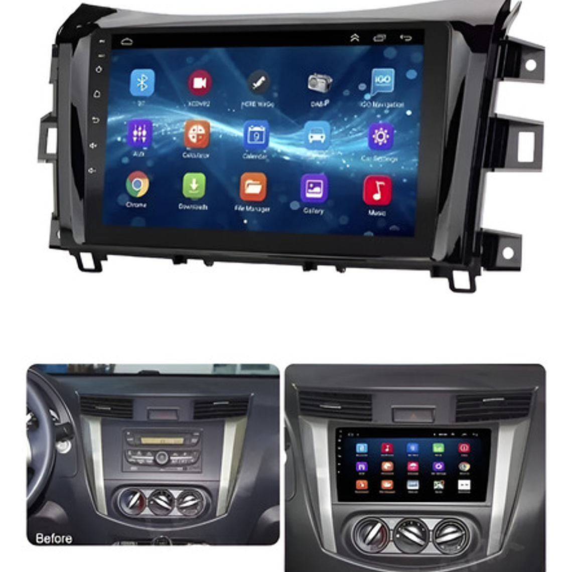 Radio Nissan Np300  Android Auto/apple Carplay 4g+64gb 1
