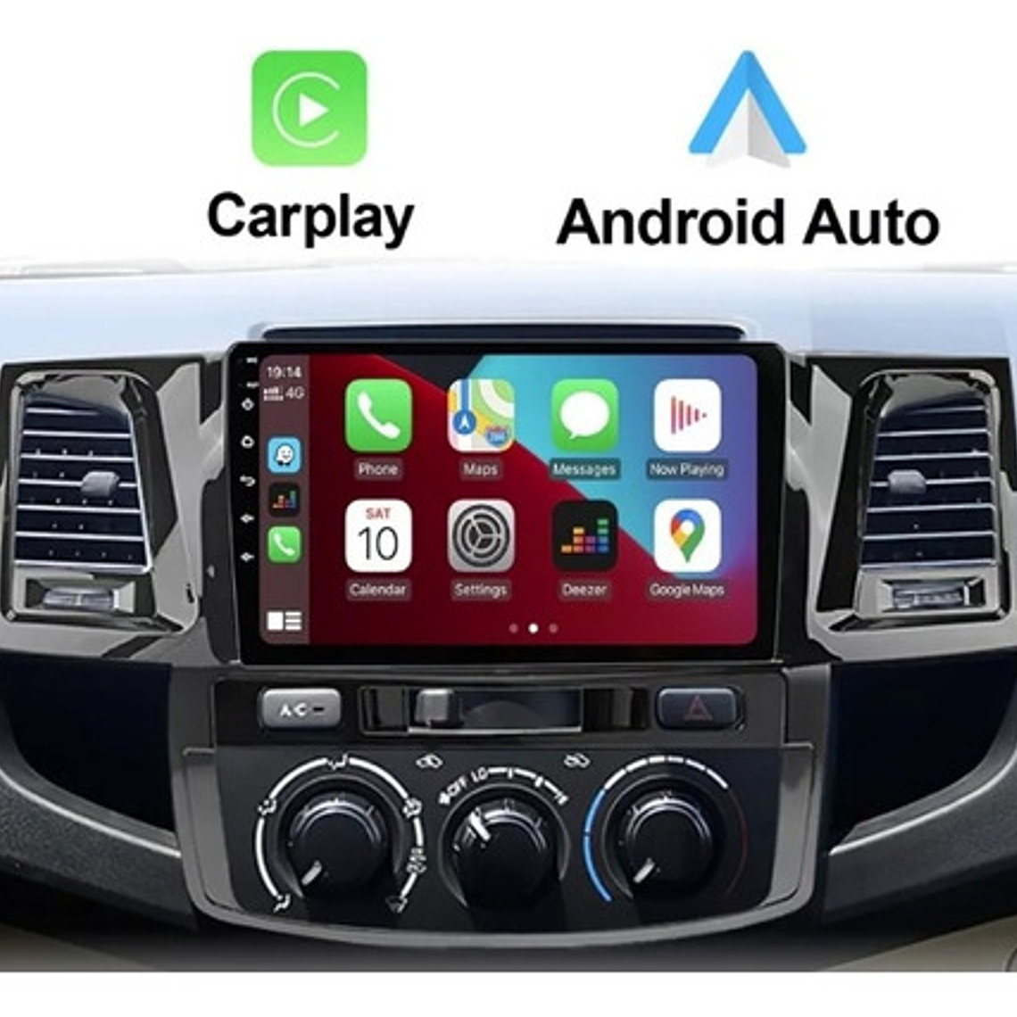 Radio Hilux-fortuner 2007-2015 Carplay 2g+32gb Full 2