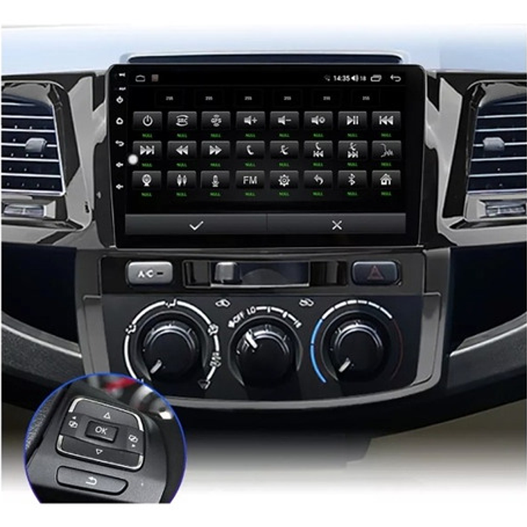 Radio Hilux-fortuner 2007-2015 Carplay 2g+32gb Full 3