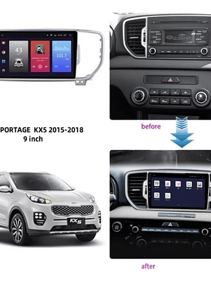 Radio Kia Sportage 2016-2019, Carplay 4g+64gb Full
