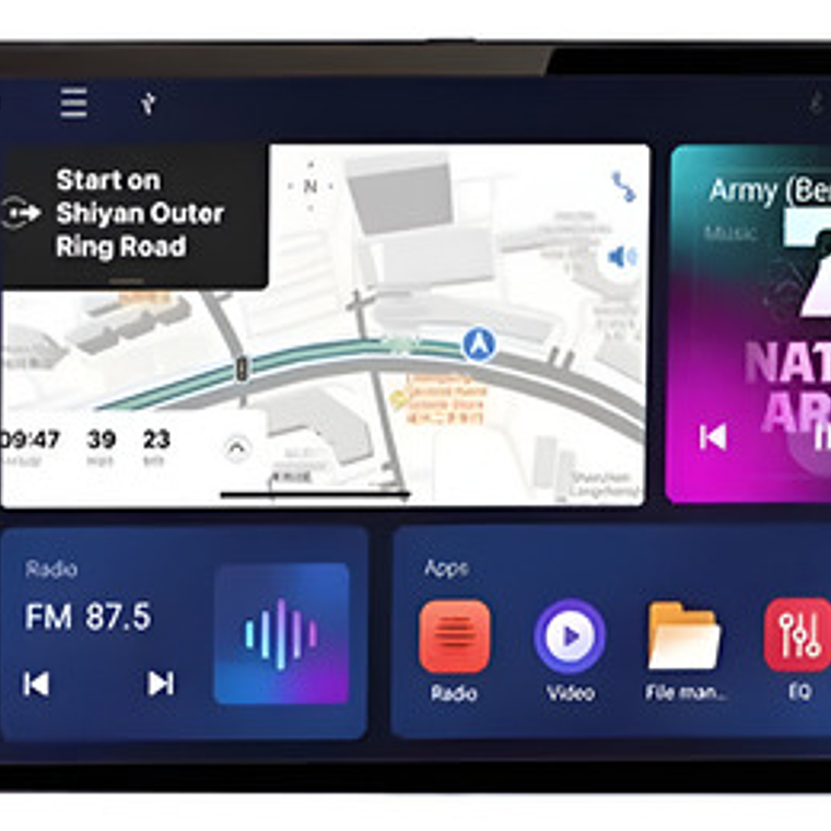 Radio Toyota Auris 2006-2013, Carplay 2g+32gb Full 1
