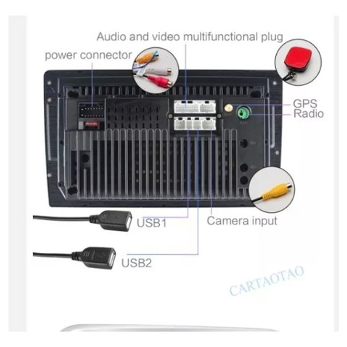 Radio Citroen C-elysee Y Peugeot 301 Carplay 2g+32gb 4
