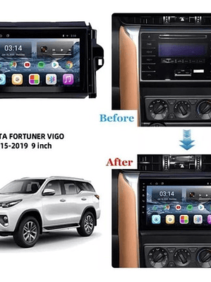 Radio Toyota Fortuner 2015-2019, Carplay 2g+32gb Full