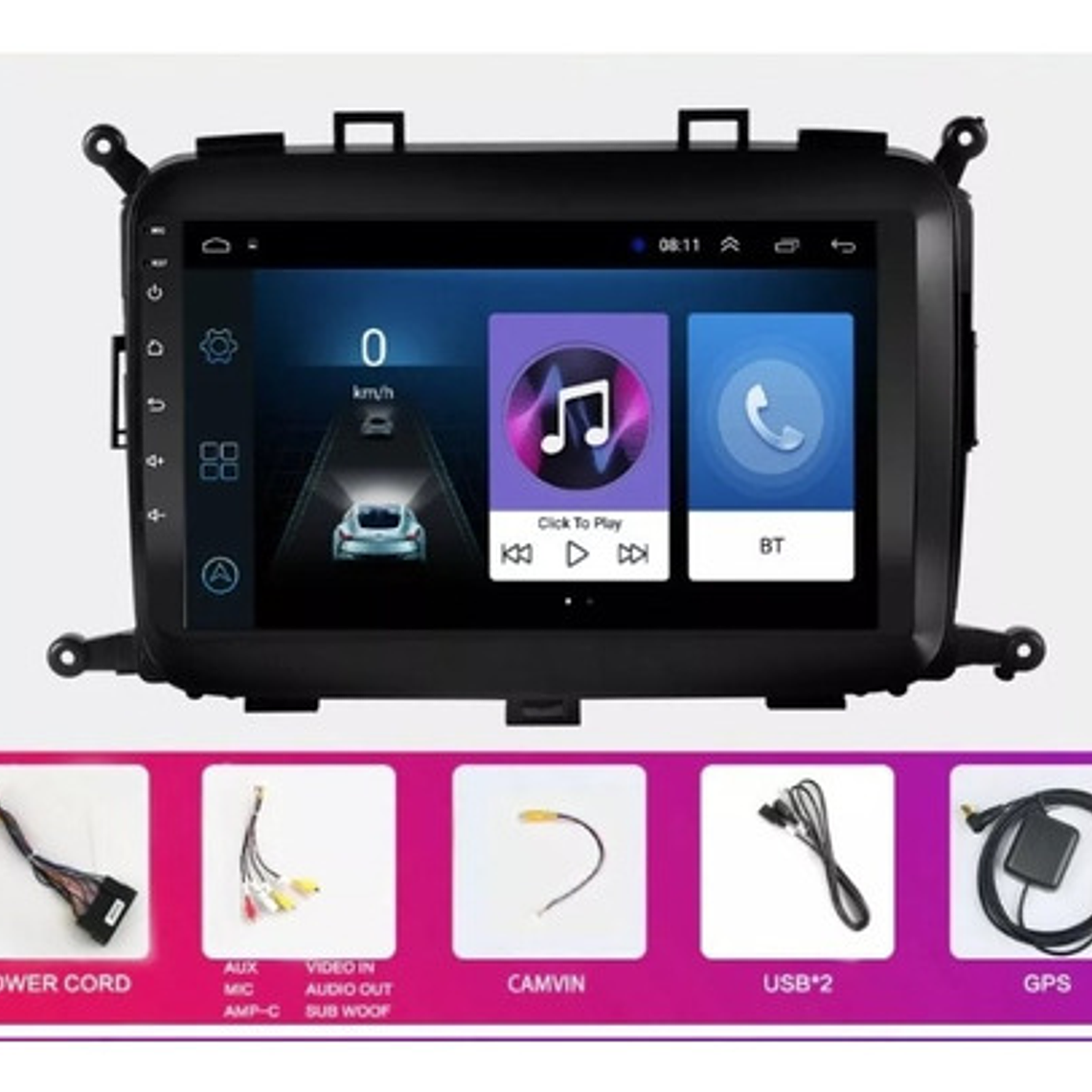 Radio Kia Carens 2013-2018 Android Auto/ Carplay 4g+64gb 7