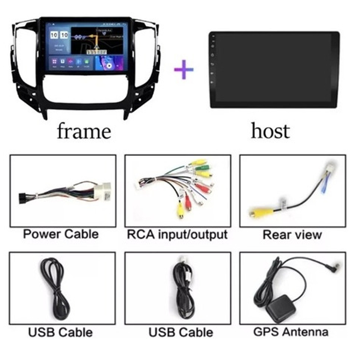 Radio Mitsubishi L200 Android Auto/apple Carplay 4g+64gb 3