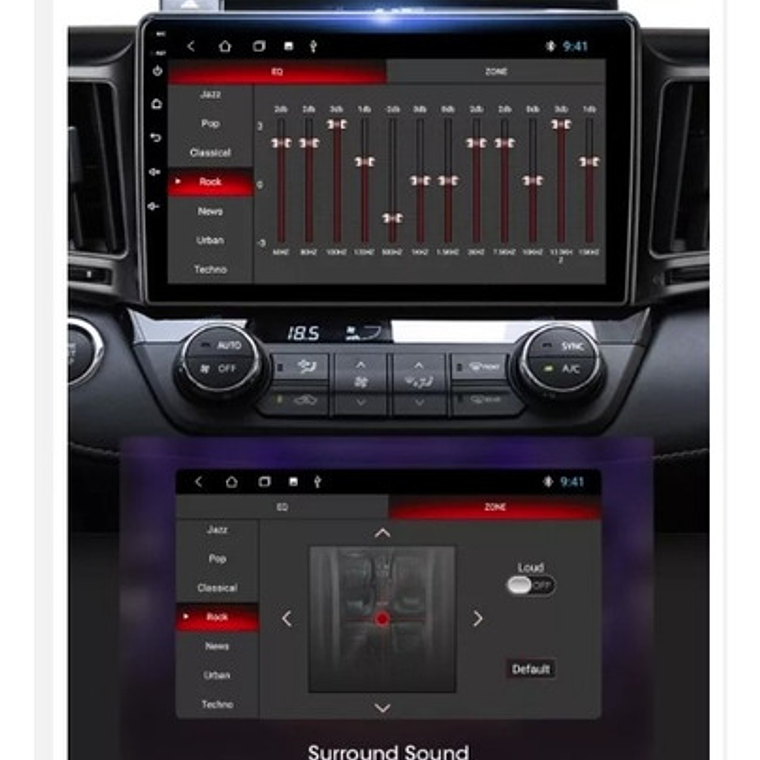 Radio Toyota Rav4 Android Auto/ Apple Carplay 2g+32gb Full 4