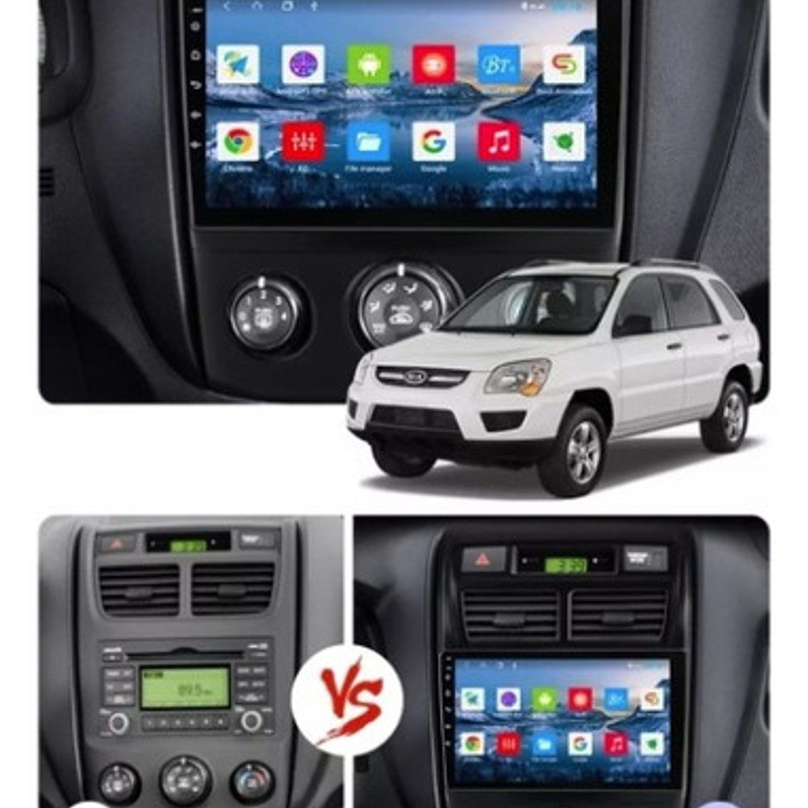 Radio Kia Sportage 2008-2010 Carplay 2g+32gb 2