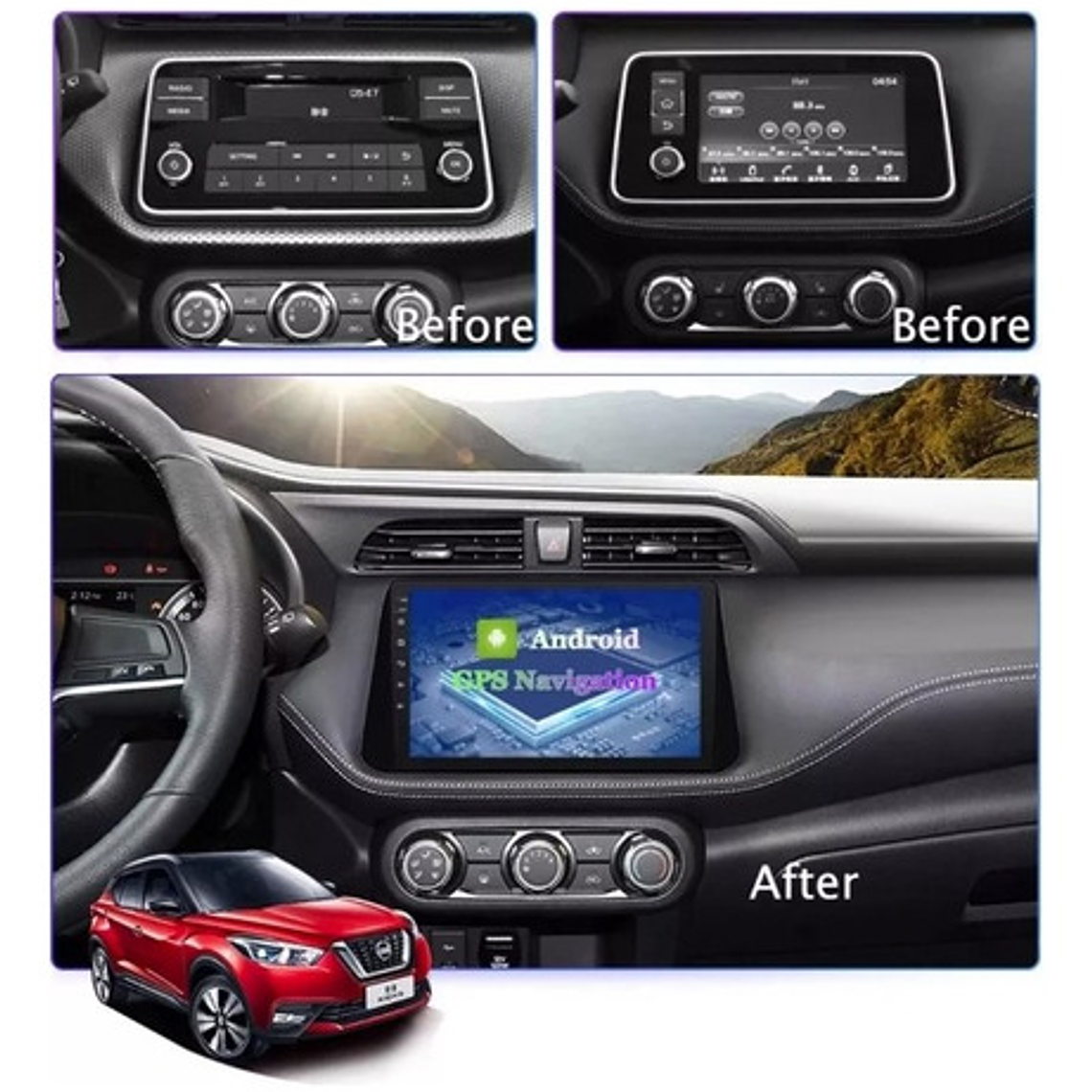 Radio Nissan Kicks Android Auto/ Carplay 2g+32gb Full 2