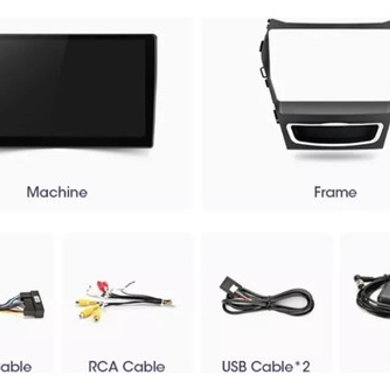 Radio Hyundai Santa Fe Android Auto/ Carplay 4g+64gb 3