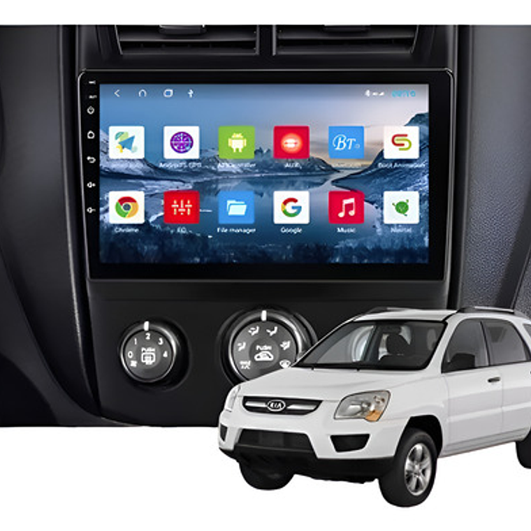 Radio Kia Sportage 2008-2010, Carplay 4g+64gb Full 1