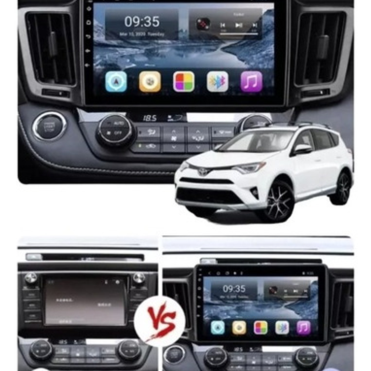 Radio Toyota Rav4 Android Auto/apple Carplay 4g+64gb 2