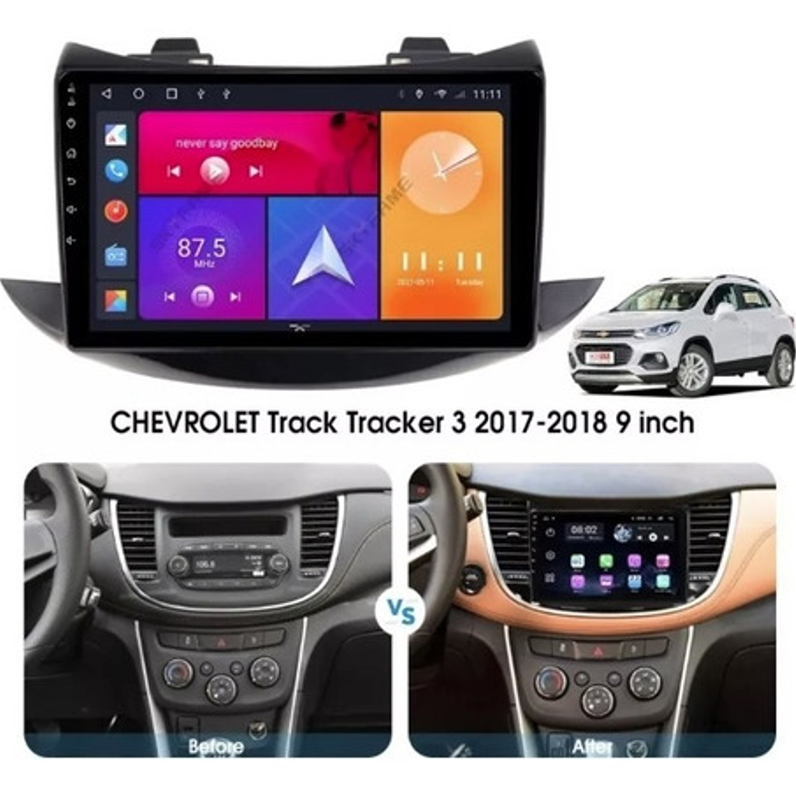 Radio Chevrolet Tracker 2016-2019 Carplay 2g+32gb 3