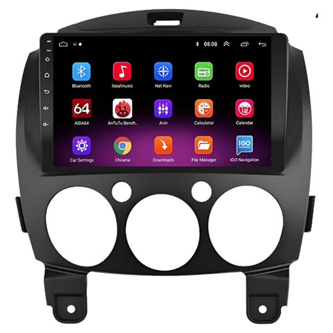 Radio Mazda 2 Android Auto/ Apple Carplay 4g+64gb Full 1