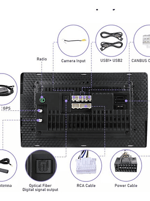 Radio Hyundai I10 2013+,  Android Auto/apple Carplay 2g+32gb