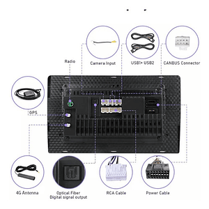 Radio Hyundai I10 2013+,  Android Auto/apple Carplay 2g+32gb