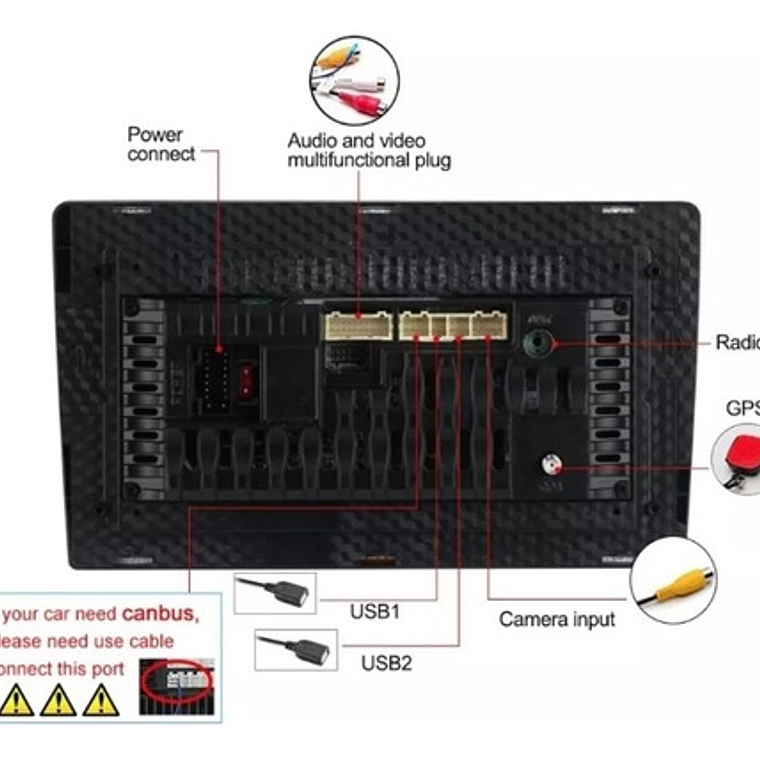 Radio Para Mitsubishi Outlander 2008-12 Carplay 2g+32gb 2