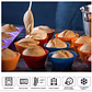 12 Moldes Para Cupcakes Magdalenas Muffins Silicona Hornear - Miniatura 5