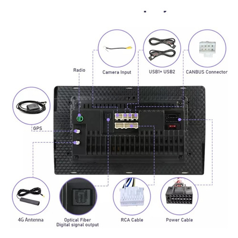 Radio Hyundai I10 Android Auto/ Carplay 2g+32gb Full 2